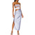 2024 Pearl Shoulder Strap Cutout Shiny Texture One Piece Swimsuit and Skirt  Swimwear Women Beachwear Bathing Suit bikini set